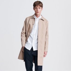 RAG & BONE Samuel Cotton Mac Trench Car Coat